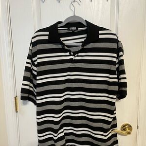 Studio Black and White Striped Men's Shirt